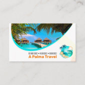 Tour Guide | Best Vacations Business Card Visitenkarte (Vorderseite)