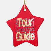 Tour Guide Extraordinator Keramik Ornament (Links)