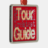 Tour Guide Extraordinator Ornament Aus Metall (Rechts)