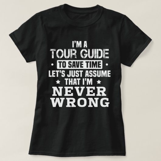 Tour Guide T-Shirt (Design vorne)