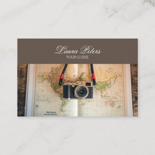 Tour Guide Visitenkarte (Vorderseite)