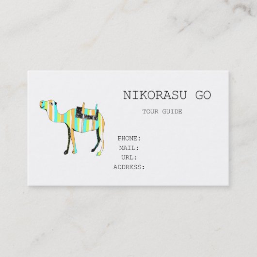 TOUR GUIDE VISITENKARTE (Vorderseite)