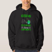 Tour Guide with Bike Cycling Guide Great Travel Gu Hoodie (Vorderseite)