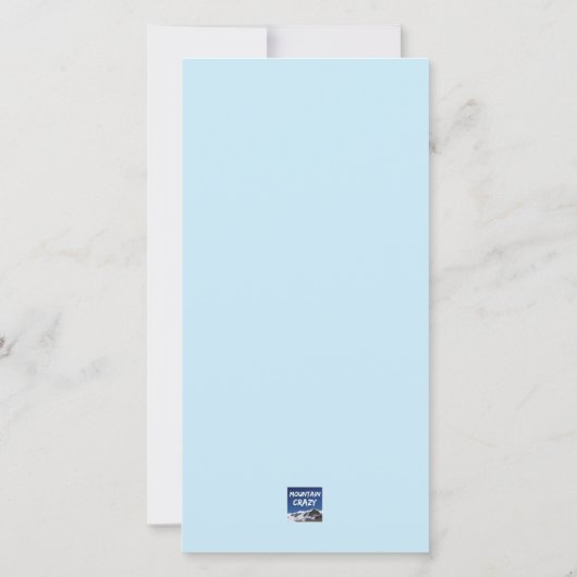 Tour noir, La Fouly, Schweiz Dankeskarte (Rückseite)