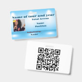 Tour Pass Ausweis (Vorder- & Rückseite)