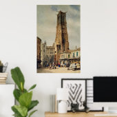 Tour Saint-Jacques Poster (Heimbüro)