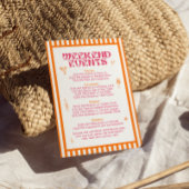 Tour Sun und Spritz Bachelorette Wochenende Einladung