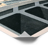 Tour Tokyo, Japan, travel poster, Poster (Ecke)