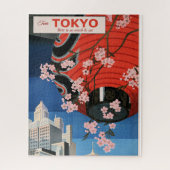 Tour Tokyo, Japan, travel poster, Puzzle (Vertikal)