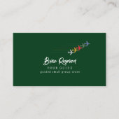 Tour Tourismus Guide Green Visitenkarte (Vorderseite)