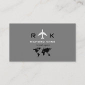 Tour Tourismus Reisen Agent grau Visitenkarte (Vorderseite)