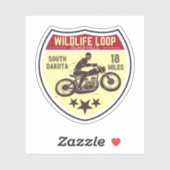 Tour Wildlife Loop Road Aufkleber (Blatt)