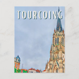 Tourcoing Foto Vintage Postkarte