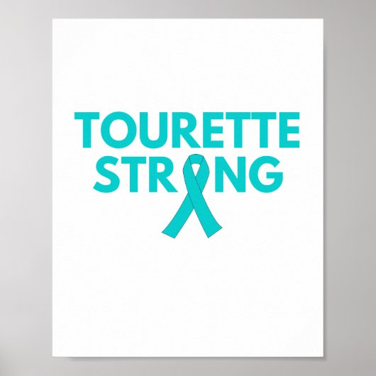 Tourette starke Poster & Prints für Bewusstsein (Vorne)