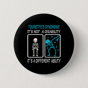 Tourette-Syndrom Es Ist Keine Behinderung Button