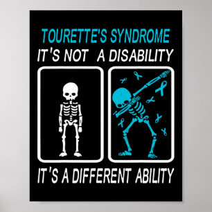 Tourette-Syndrom Es Ist Keine Behinderung Poster
