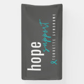 Tourette-Syndrom. Hoffnungsunterstützung. Bannersi Banner (Vertikal)