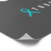 Tourette-Syndrom. Hoffnungsunterstützung. Poster & (Ecke)