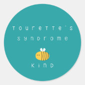 Tourette-Syndrom ist eine Art Sticker (Vorderseite)