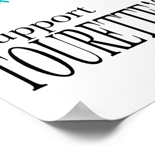 Tourette-Syndrom Poster (Ecke)