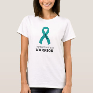 Tourette-Syndrom-Schleife Weiße T-Shirt