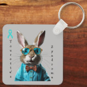 Tourette-Syndrom-Schlüsselanhänger Schlüsselanhänger (Rückseite)