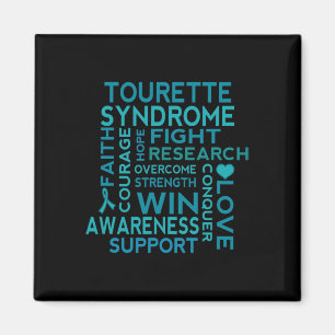 Tourette Syndrome Awareness Ribbon Walk Magnet