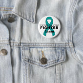 Tourette Syndrome Ribbon White Button (Beispiel)