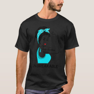 Tourette Syndrome Warrior Unzerbrechliche Sensibil T-Shirt