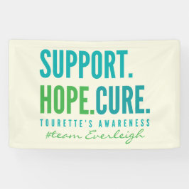 Tourettes Custom Support Hoffnung Bannersigne heil Banner