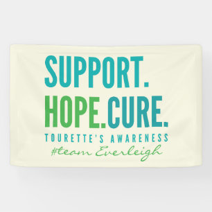 Tourettes Custom Support Hoffnung Bannersigne heil Banner