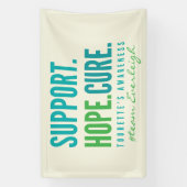Tourettes Custom Support Hoffnung Bannersigne heil Banner (Vertikal)
