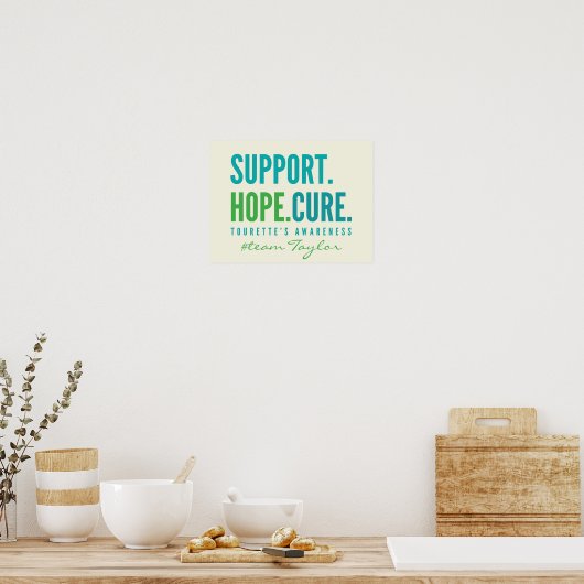 Tourette's Custom Support Hoffnung Poster Prints h (Küche)