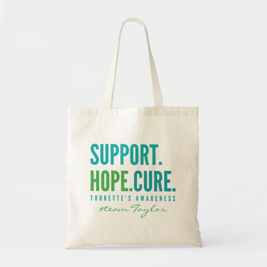 Tourettes Custom Support hofft, Tasche-Bags zu hei Tragetasche (Vorne)