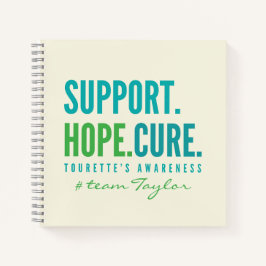 Tourette's Custom support hope Notebook Journal Notizblock