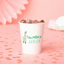 Tourette's Krieger-Bewusstsein Papier Cups niedlic