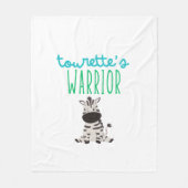 Tourettes Krieger Kinder niedlich Fleece Blanket G (Vorderseite)