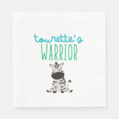 Tourette's Krieger niedliche Kinder Serviette (Vorderseite)