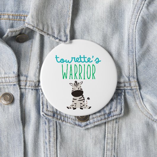 Tourette's Kriegerbewusstsein Kinder niedlich Butt Button (Beispiel)