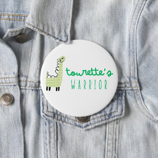 Tourettes Kriegerbewusstsein niedlich Button-Gesch Button (Beispiel)