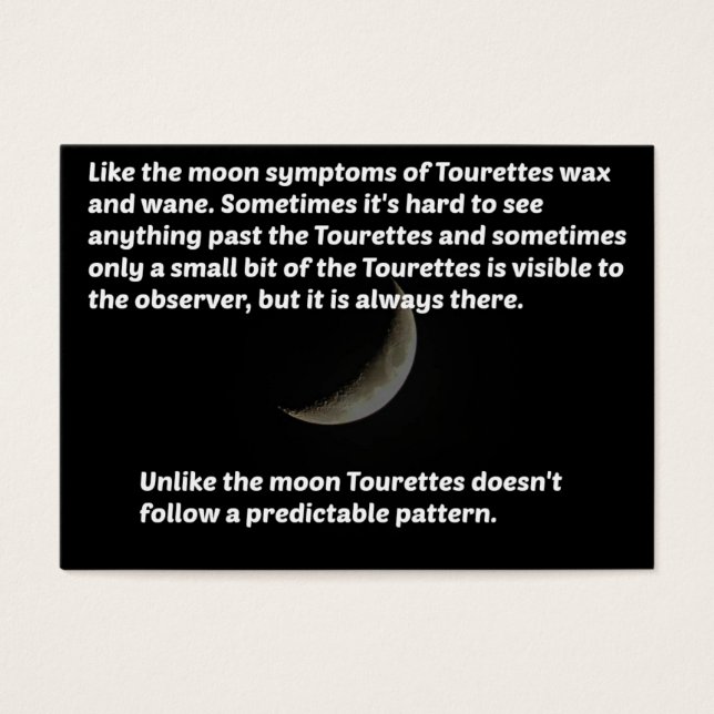 Tourettes moon (Vorderseite)