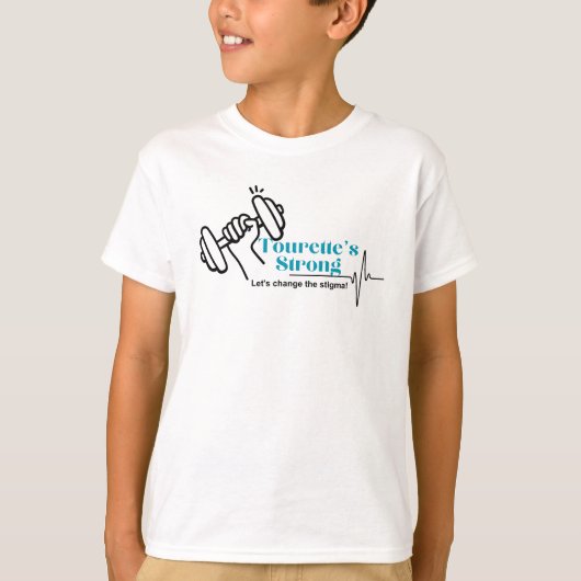 Tourettes starkes Kids-Hemd T-Shirt (Vorderseite)