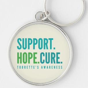 Tourette's support hope cure aware Schlüsselanhäng Schlüsselanhänger