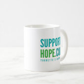 Tourette's support hope cure aware Tasse (VorderseiteRechts)