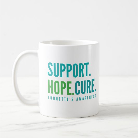 Tourette's support hope cure aware Tasse (Links)
