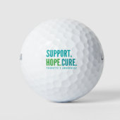 Tourette's support hope cure Golf Balls Golfball (Vorderseite)