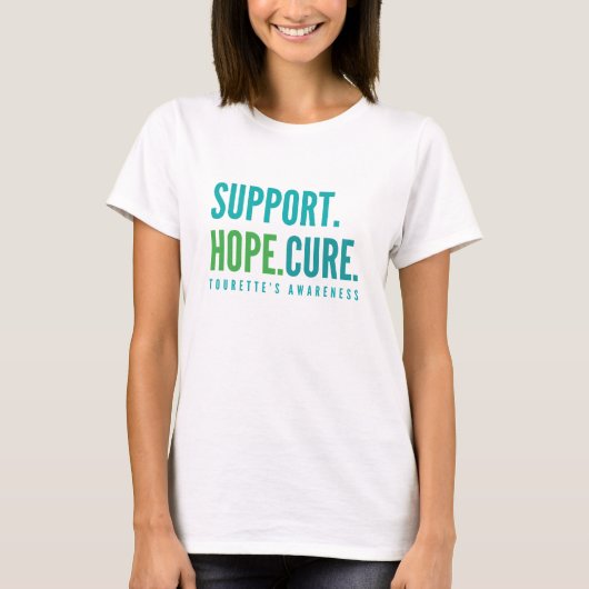 Tourette's Support hope cuure Womens T - Shirt (Vorderseite)