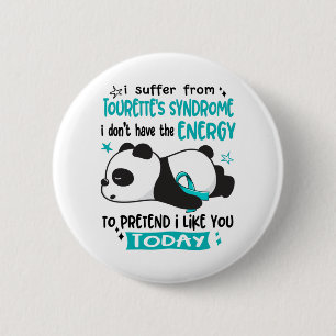 Tourette's Syndrome Awareness Month Ribbon Geschen Button