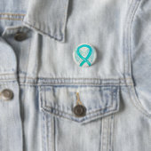 Tourettes Syndrome Awareness Ribbon Angel Button (Beispiel)