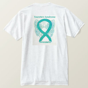 Tourettes Syndrome Awareness Ribbon Angel T-Shirt